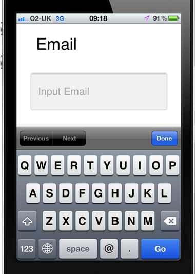 Email input type